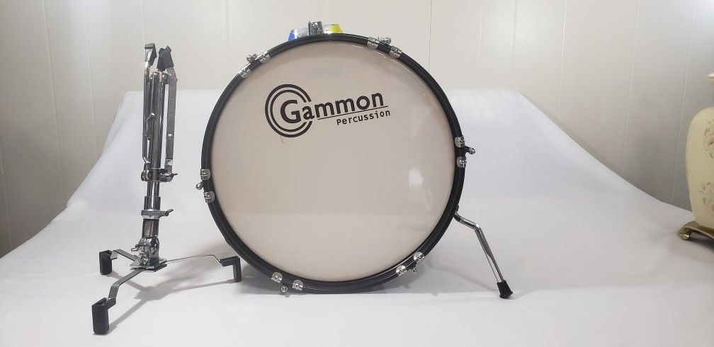 Kids Gammon Bass Drum With Stand