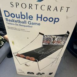Double Hoop Basketball Game