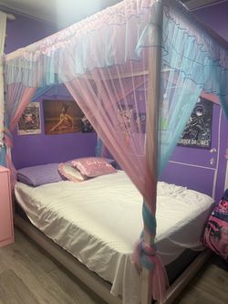 Full side bed with mattress