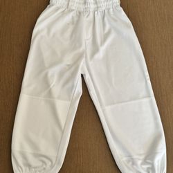 Youth Medium Wilson Baseball/Softball Pants In White Game time Very Clean 