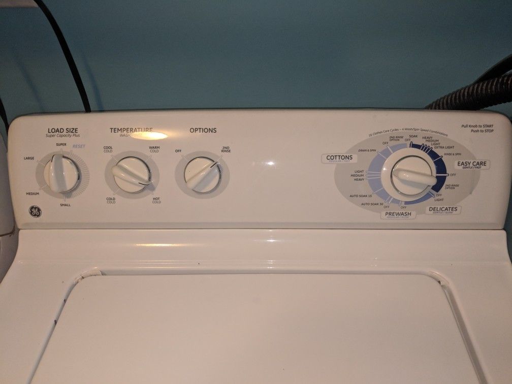 Washer Only (220 Volt GE WISR409DG WW King-Size Capacity- White)