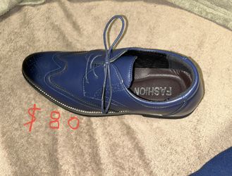 NAVY wingtip Dress Shoes $80 NEW