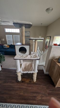 FEANDREA 56" Cat Tree / Cat Tower – $35