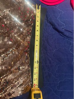 Size L rose gold sparkle Mini