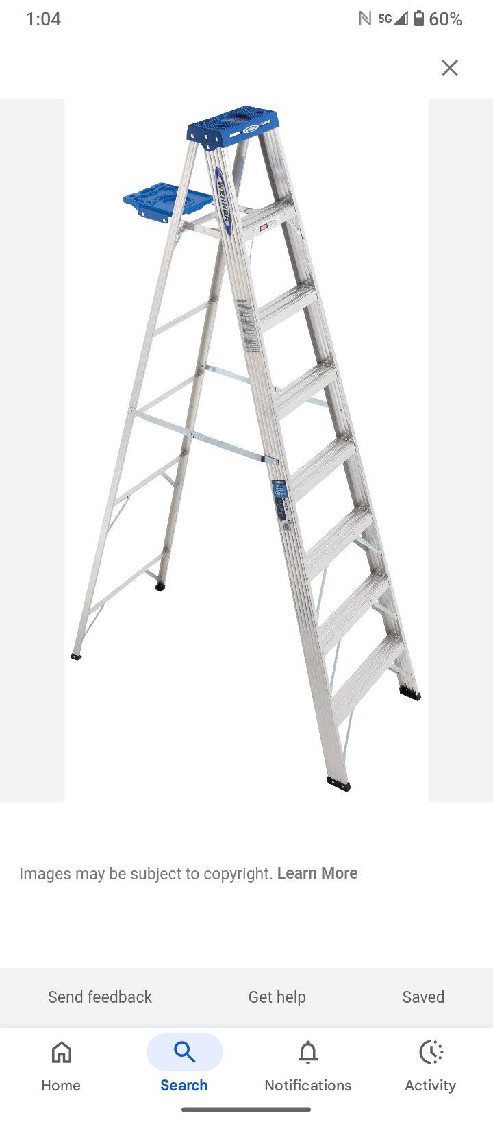 Werner 8 Foot A Frame Ladder