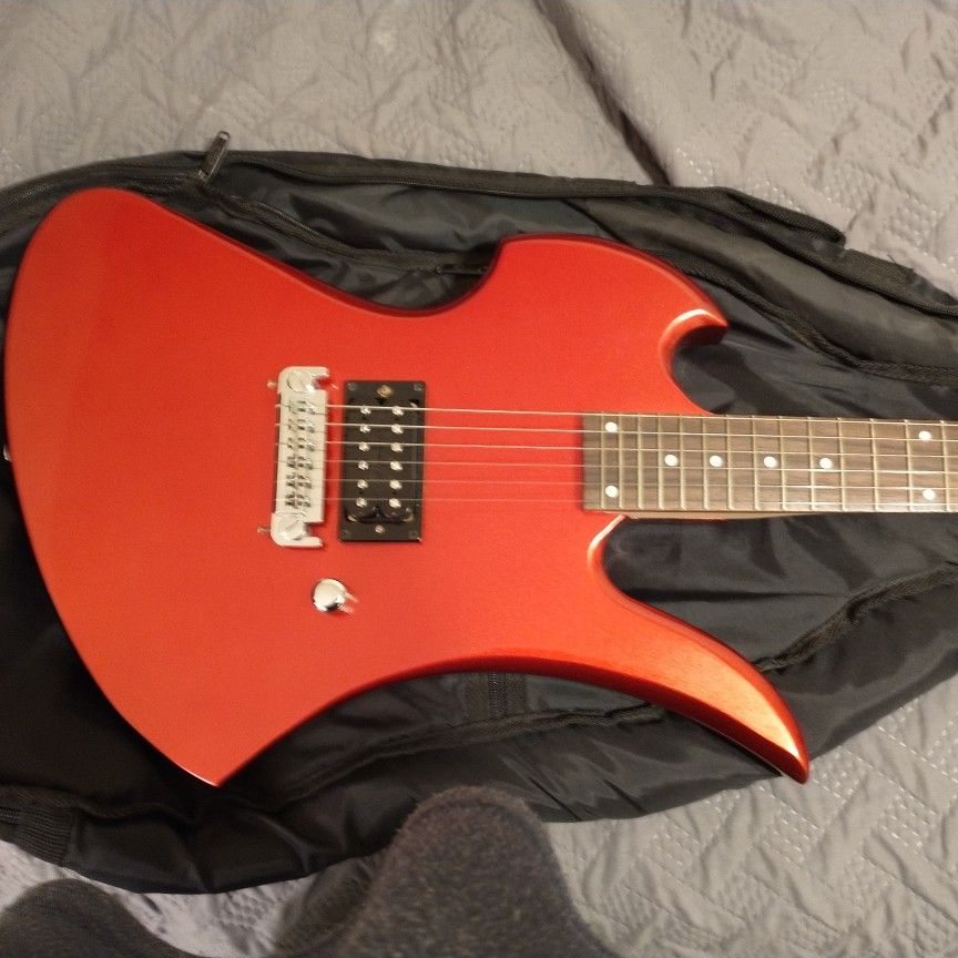 B.C. Rich Bronze Mockingbird Red