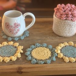 Flower Coasters 