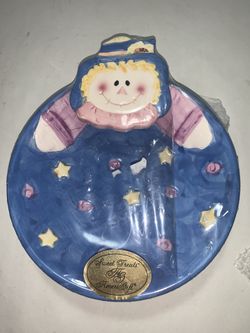 Sweet Treats Ceramic Candy Dish 7.5” x 9”