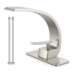 TimeArrow Widespread Bathroom Faucet, Matte Black, 3 Holes
