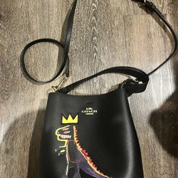 black coach bag