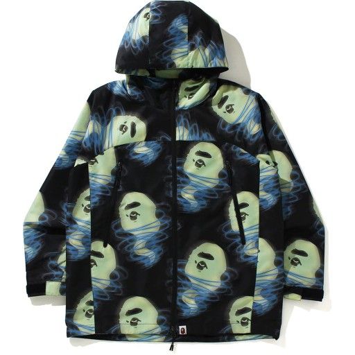 BAPE STORM HOODIE JACKET MENS.