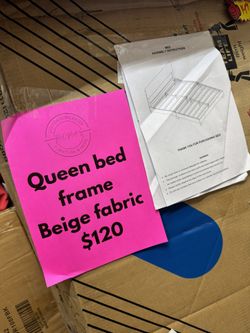 Queen Platform Bed New 