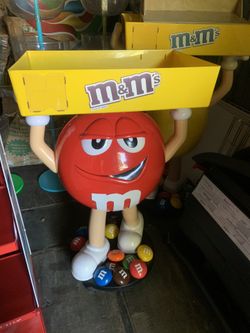 Vintage Red M&M Shelf