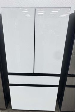Samsung French Door Refrigerator White Glass Panel