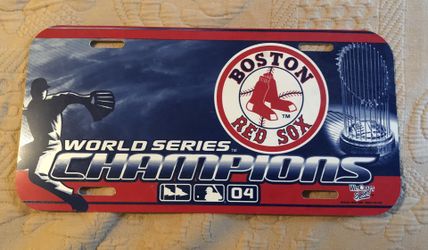 2004 Boston Red Sox License Plate