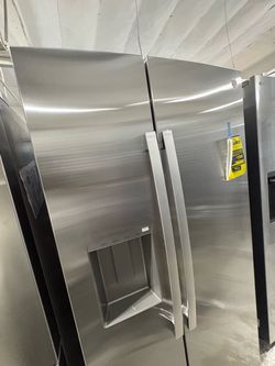 GE Stainless Steel Side-by-Side Refrigerator