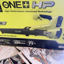 Ryobi Blower With Battery And Charger New 