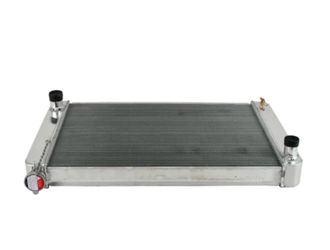 for Chevy GM SBC Universal 31" x 19" Aluminum Cooling Radiator 2 Row