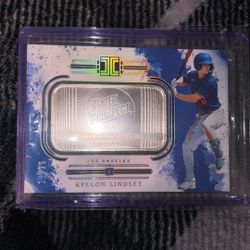 2025 Panini Impeccable Kellen Lindsey, One Troy Ounce Silver Bar 17/25