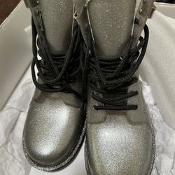 MK glitter Combat Boots, Size 7, $50