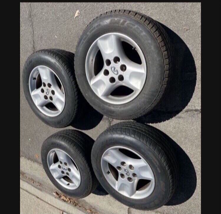 4 X 245/65r17 6x5.5 6x139.7 Stock Infiniti SUV QX4 Tacoma Tundra 4Runner Sequoia Rims Wheels Yukon Tahoe Tires!!!!!!