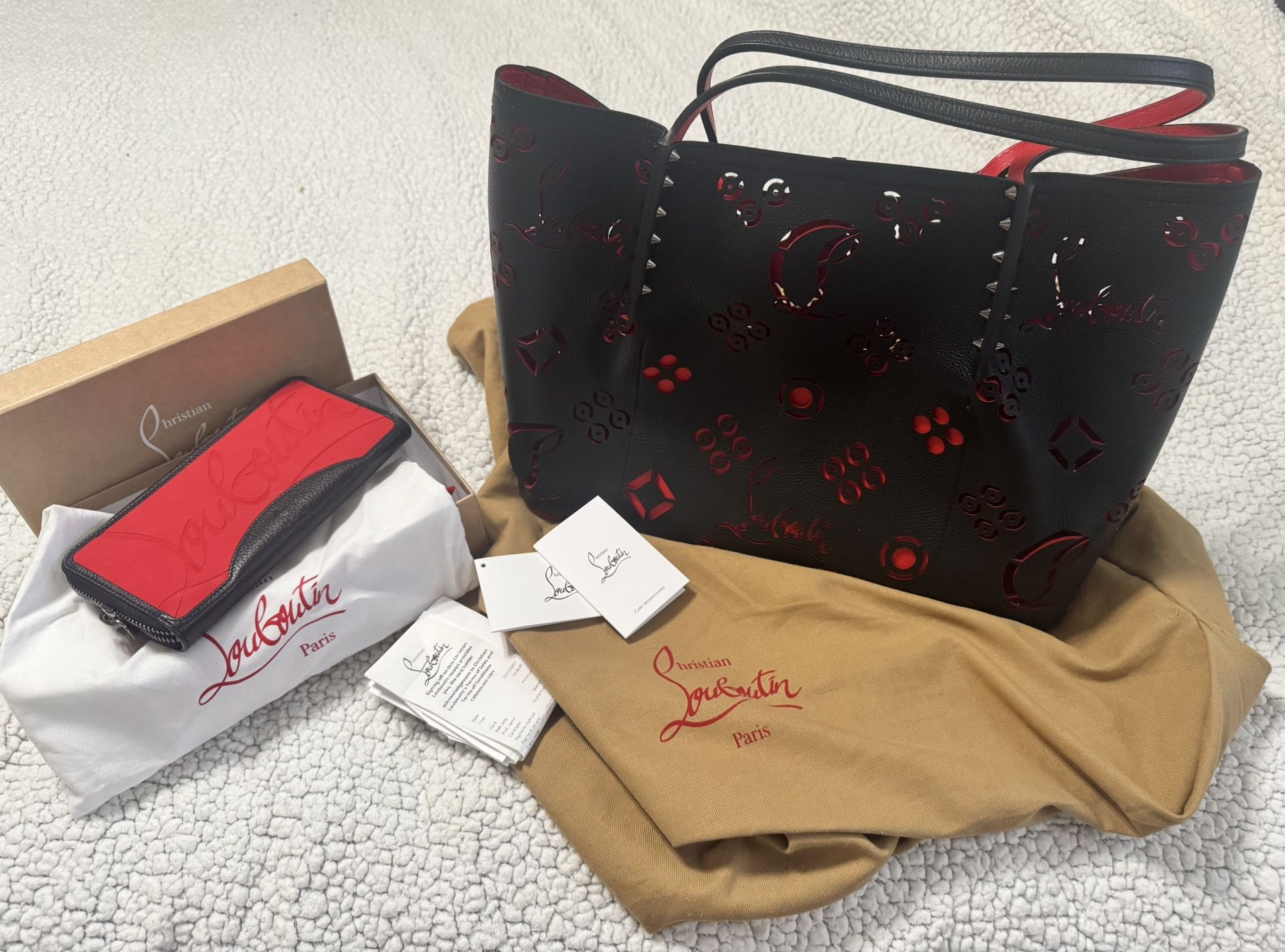 Christian Louboutin  Loubinthesky Cabata Tote & Wallet Set