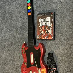 Guitar hero 2 PS2 With Guitar