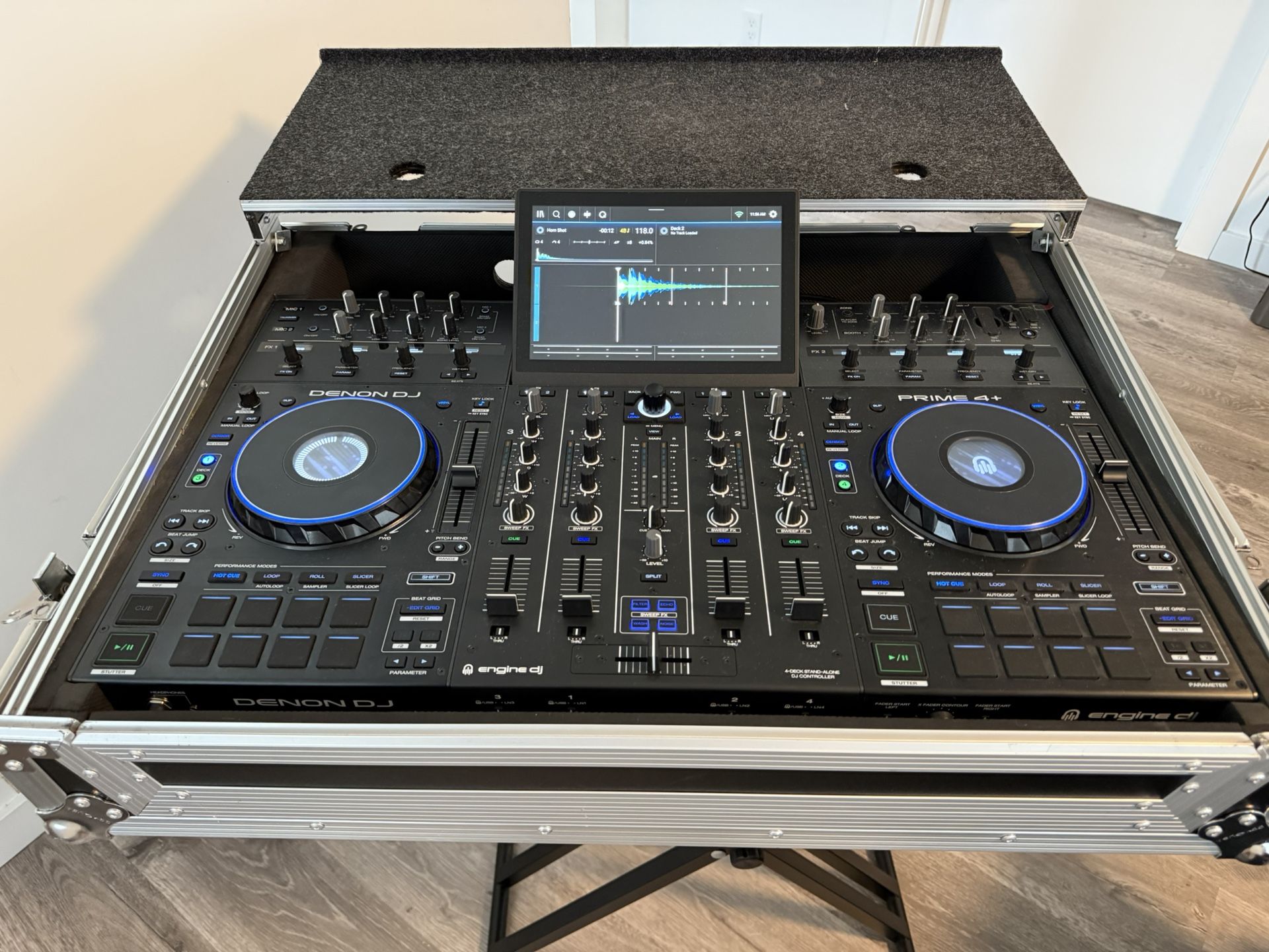 Denon Prime 4 + Glide-Style Hard Case