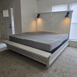 KING SIZE BED BY ASHLEY FURNITURE 