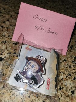 Brand new Matchless PopMart 14th anniversary paper clip - Labubu