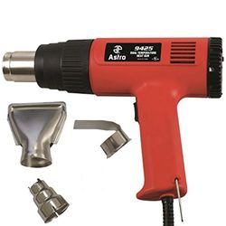 Astro 9425 Dual Temperature Corded Electric Heat Gun Red with Attachments