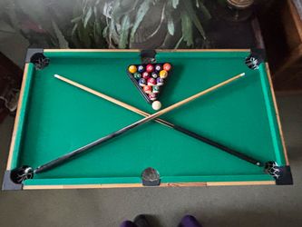Mini pooltable
