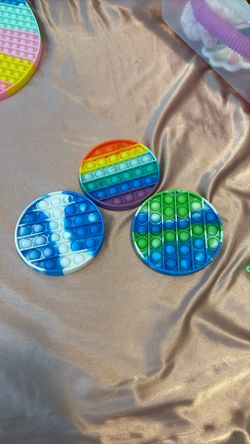 Pack of Three Circle Pop-it’s ! (fidgets)