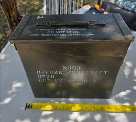 Military Surplus Metal Ammo Can