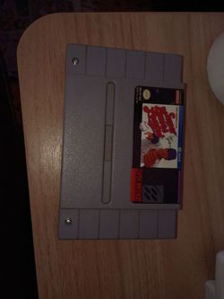 Super Nintendo SNES Baseball Cartridge