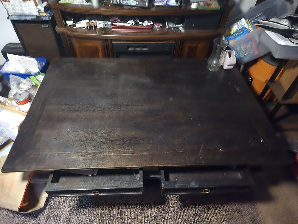 Large Solid Wood Table