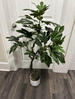 Handmade 4FT Faux Fig Tree Plant