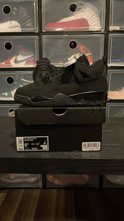 AIR JORDAN 4 RETRO BLACK CATS 2025 SIZE 8.5