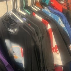 Full Rack Of Clothes Different Styles & Sizes 