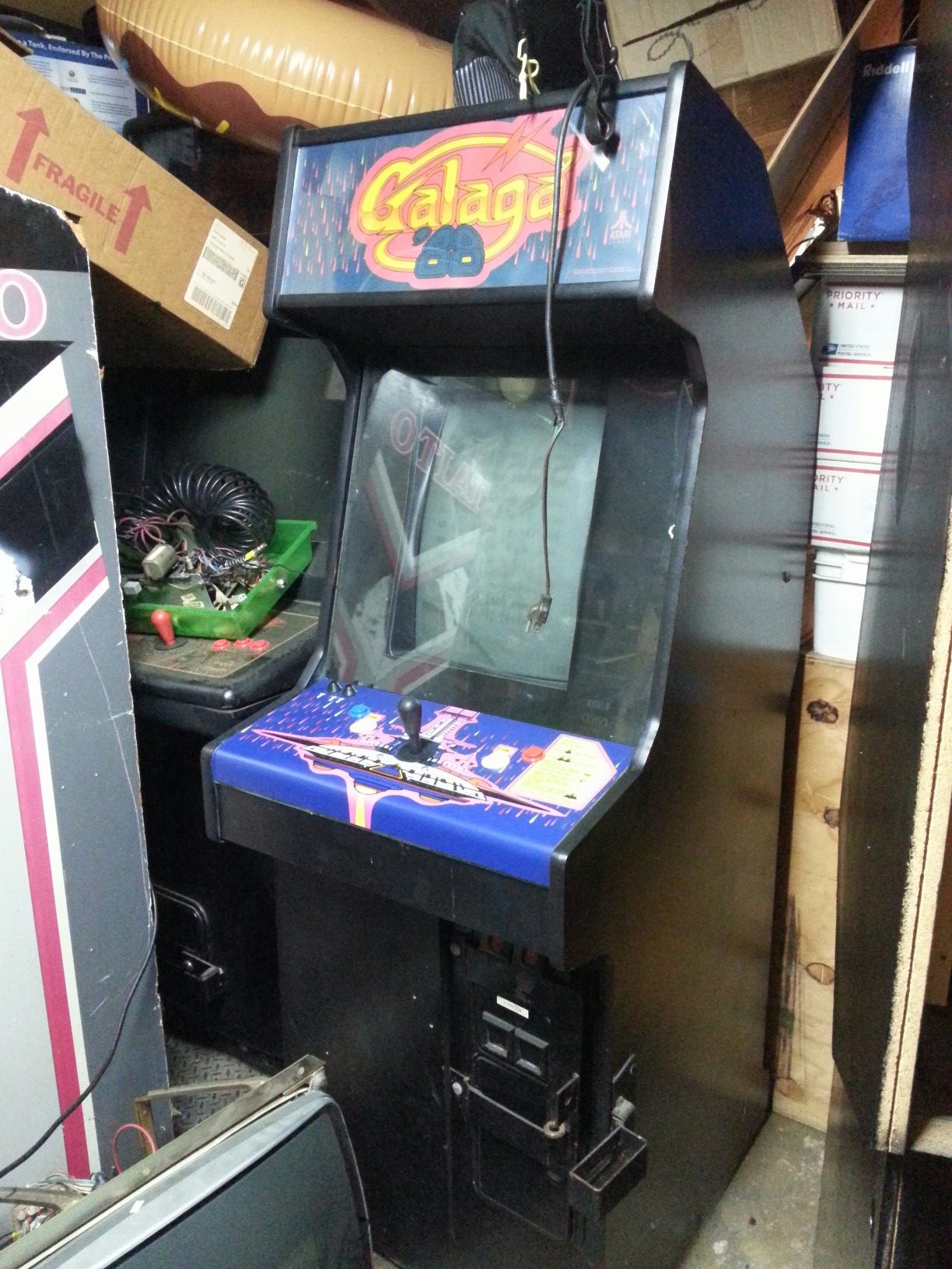 Original atari arcade game galaga 88 works great