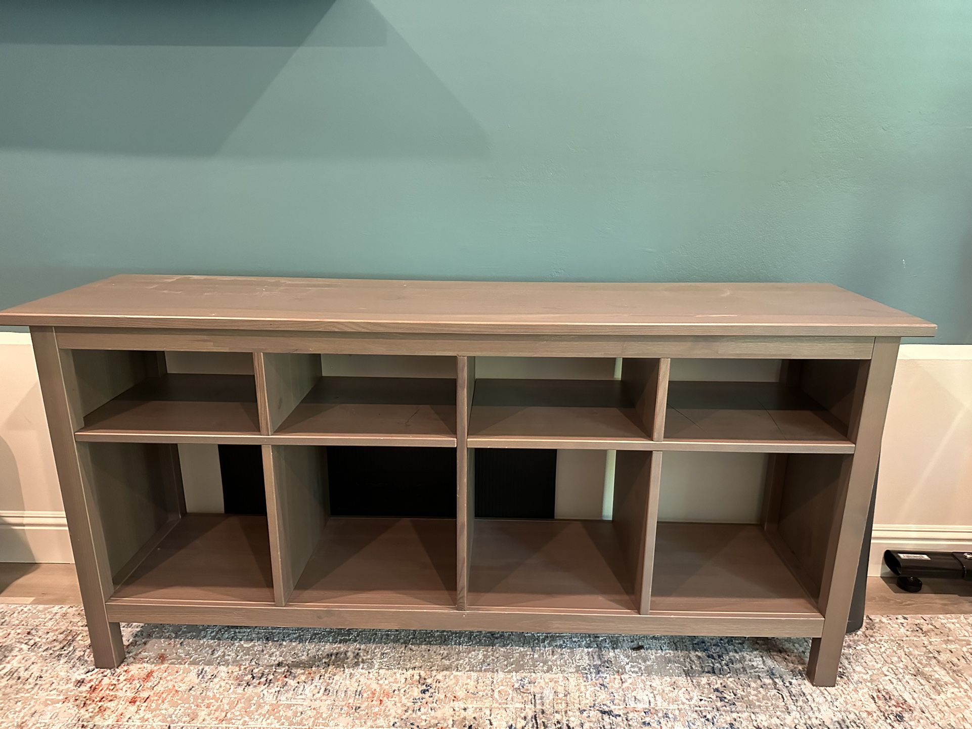 Nice Solid Wood End Tables And Shelving Unit