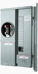 SIEMENS - 125 AMP 12 SPACE 24 CIRCUIT METER COMBINATION SURFACE PANEL
