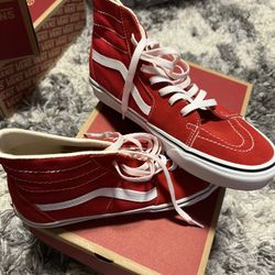 Sk8-Hi tapered Racing red Vans