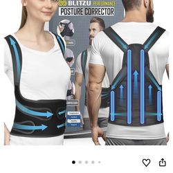 BLITZU Back Brace Posture Corrector for Women and Men