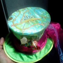 Disney Hat Mad Hatter Alice In Wonderland 