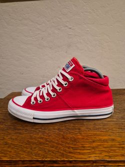 Converse Chuck Taylor All Star Madison Mid in Red Fashion Sneakers 
Women's Size US 8