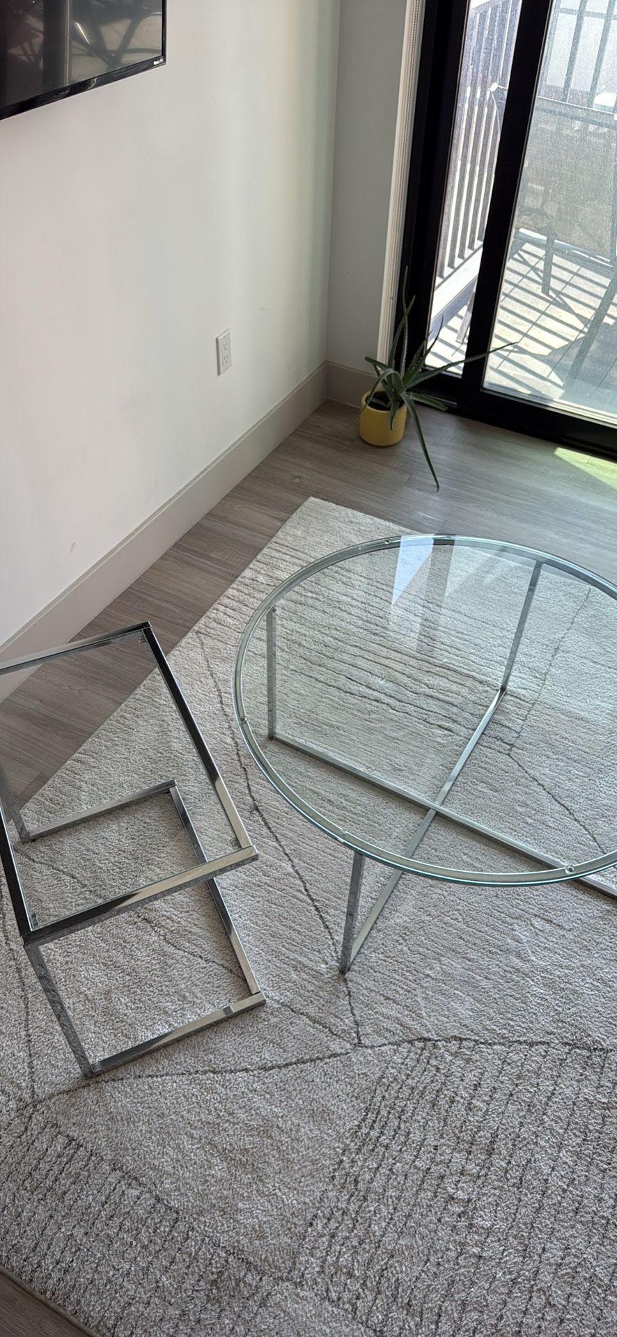 Glass Coffee And End Tables