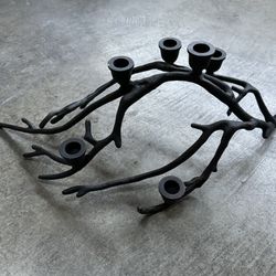 Wrought-Iron Branch Candelabra