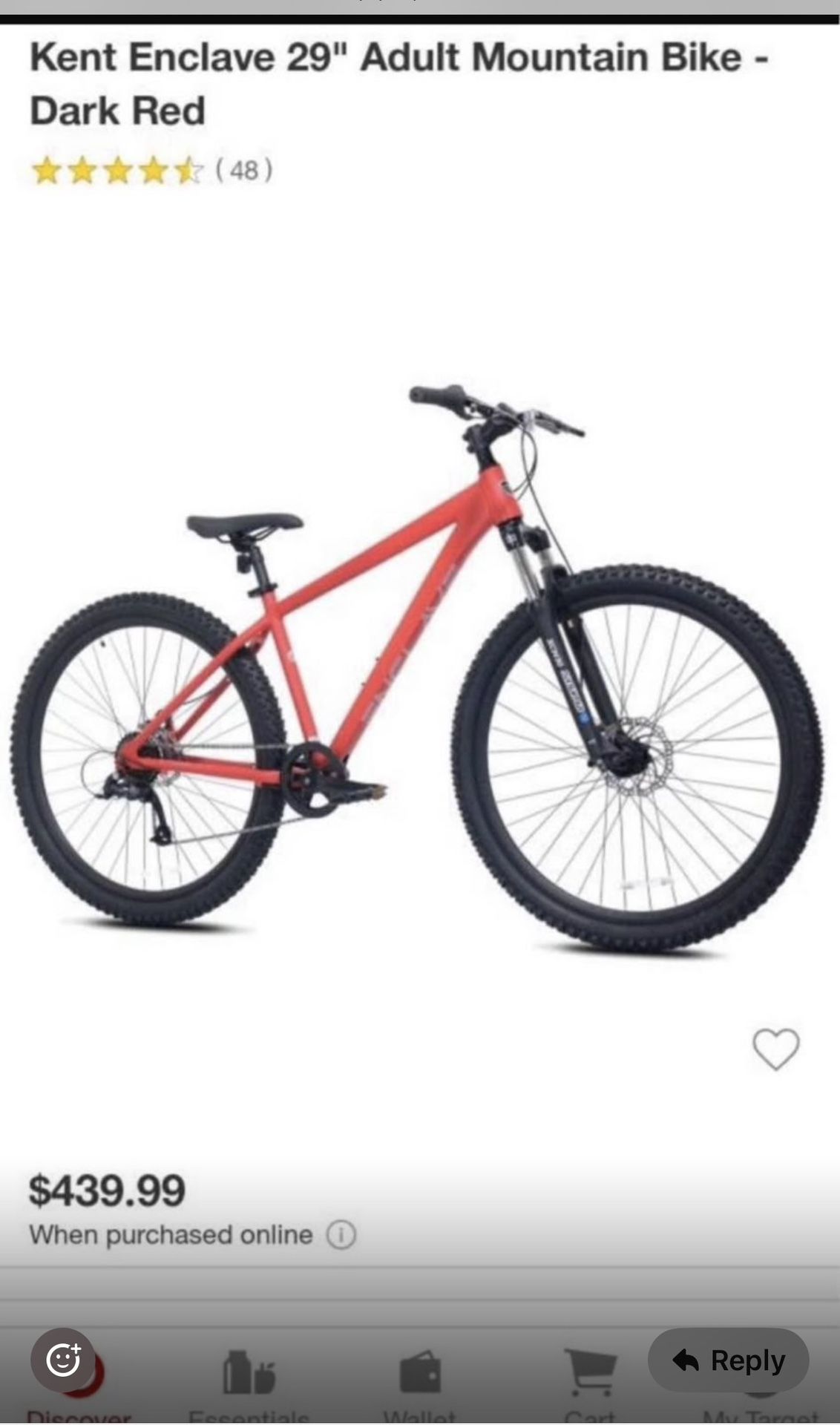 New Kent Mountain bike