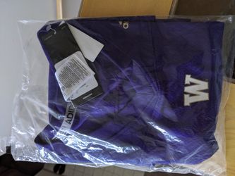 New UW Football Adidas jersey, women's size L